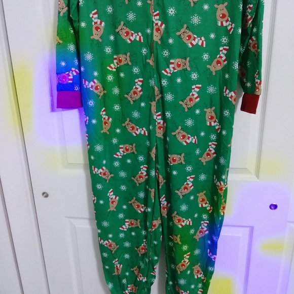 #760Viworld Family Matching Christmas Pajama Set Xmas Deer Pjs One-piece XXL - Picture 3 of 7